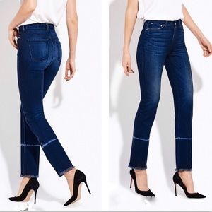 AYR The Aloe Frayed Hem Denim Jeans